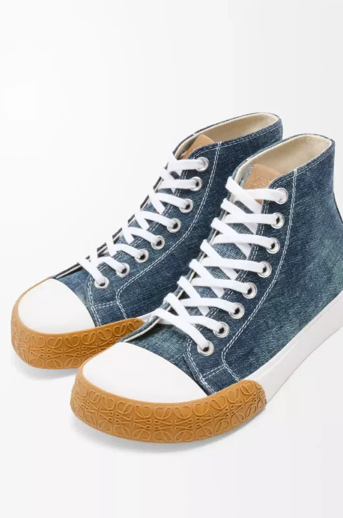 Zapatillas altas Bloc en denim Denim lavado Zapatillas altas Bloc en denim Denim lavado