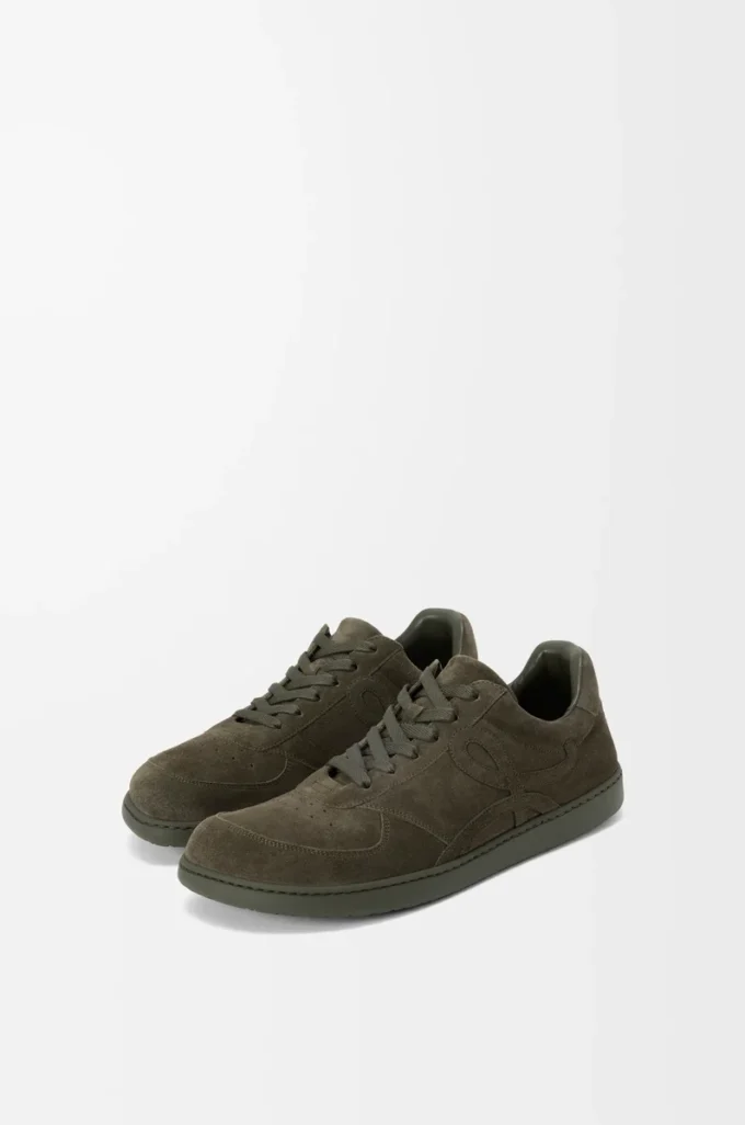 Zapatillas Jambo de ante de piel de becerro Verde oliva Zapatillas Jambo de ante de piel de becerro Verde oliva