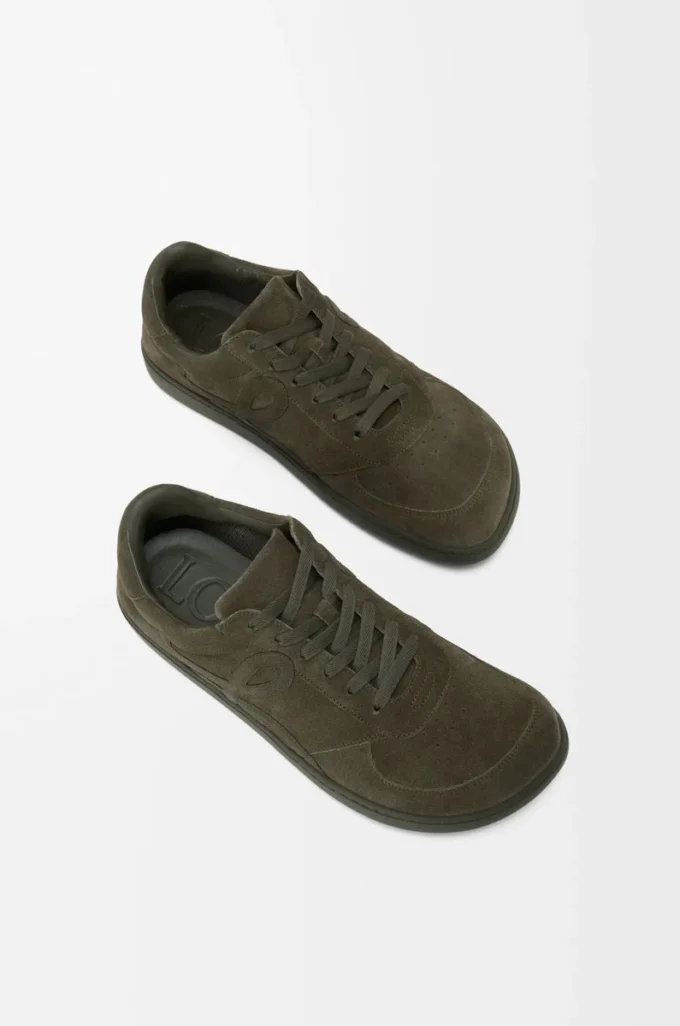 Zapatillas Jambo de ante de piel de becerro Verde oliva Zapatillas Jambo de ante de piel de becerro Verde oliva