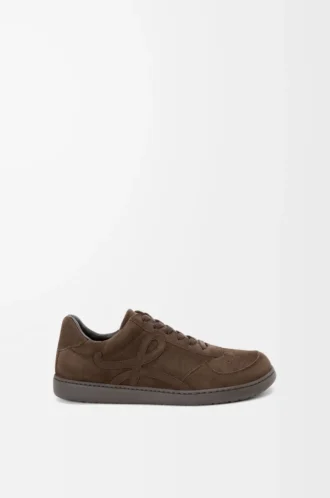 Zapatillas Jambo en ante de becerro marrón oscuro