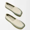 Zapatillas Rio de ante y rafia Gris claro Zapatillas Rio de ante y rafia Gris claro