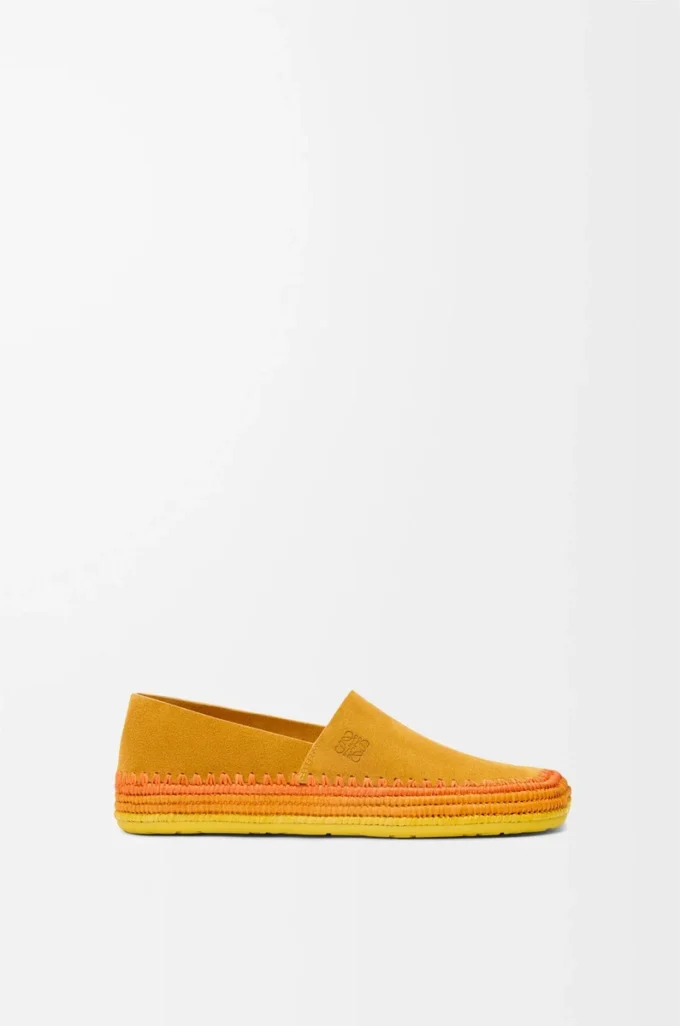 Zapatillas Rio de ante y rafia Naranja Zapatillas Rio de ante y rafia Naranja