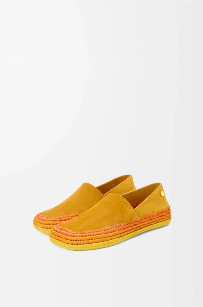 Zapatillas Rio de ante y rafia Naranja Zapatillas Rio de ante y rafia Naranja