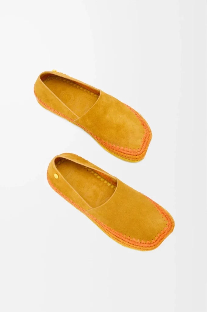Zapatillas Rio de ante y rafia Naranja Zapatillas Rio de ante y rafia Naranja