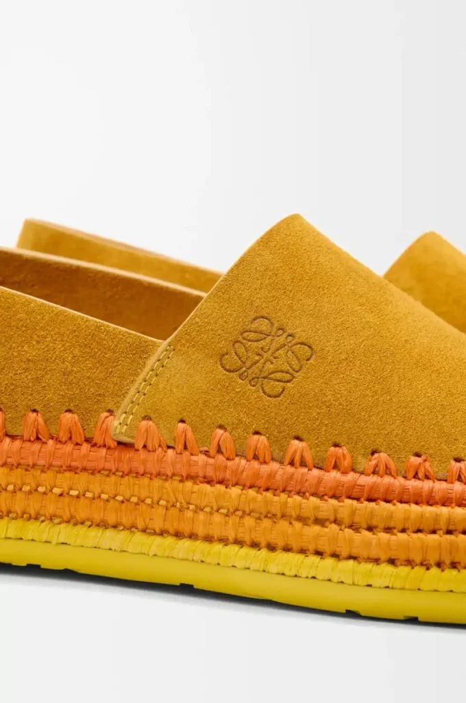 Zapatillas Rio de ante y rafia Naranja Zapatillas Rio de ante y rafia Naranja