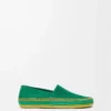 Zapatillas Rio de ante y rafia Verde Zapatillas Rio de ante y rafia Verde