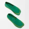 Zapatillas Rio de ante y rafia Verde Zapatillas Rio de ante y rafia Verde