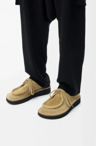 Zapatos con cordones Faro en piel de becerro ante Sahara