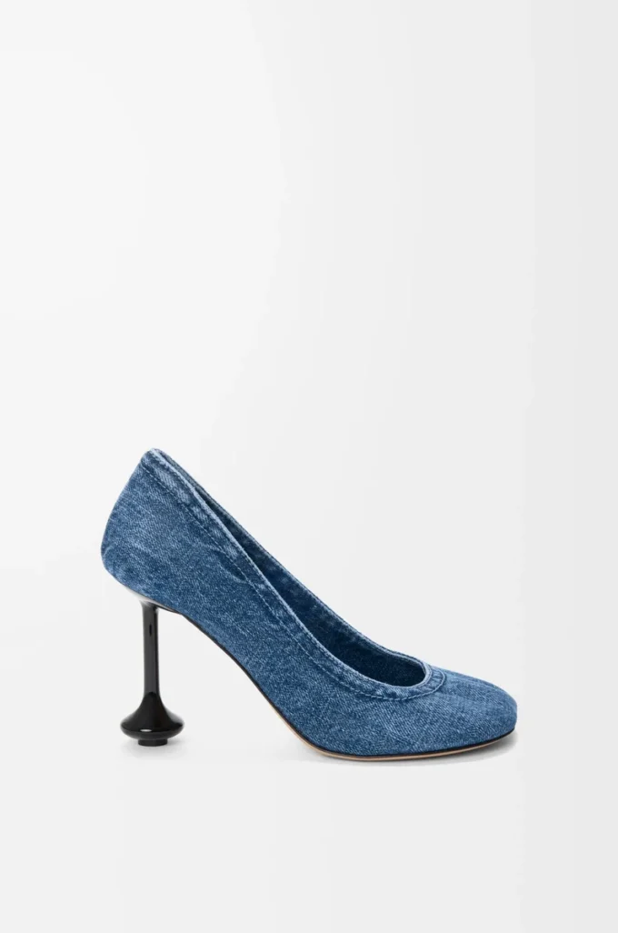Zapatos de salón Toy en denim denim lavado Zapatos de salón Toy en denim denim lavado