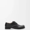 Zapatos derby Campo en piel de becerro craquelada Negro/Crema Zapatos derby Campo en piel de becerro craquelada Negro/Crema