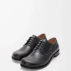 Zapatos derby Campo en piel de becerro craquelada Negro/Crema Zapatos derby Campo en piel de becerro craquelada Negro/Crema