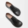 Zapatos derby Campo en piel de becerro craquelada Negro/Crema Zapatos derby Campo en piel de becerro craquelada Negro/Crema